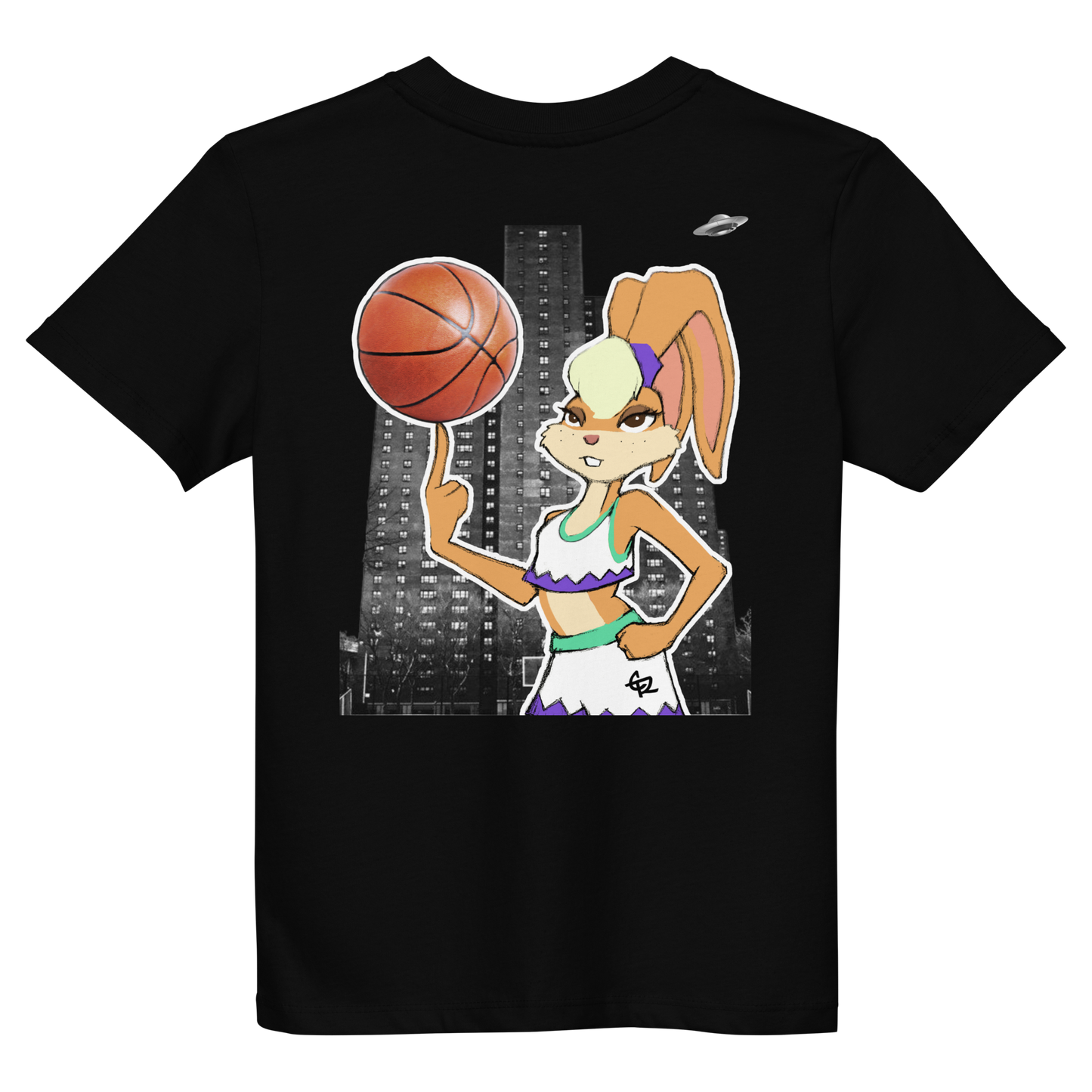 Lola Bunny @ Rucker Park | Kinder T-Shirt | Schwarz