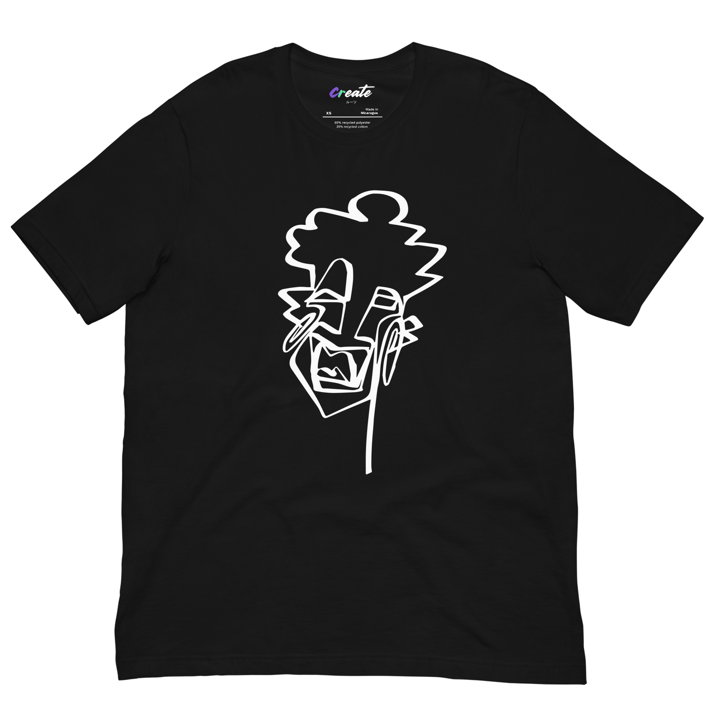 Face 18 | OHANA Collection ECO T-Shirt | black