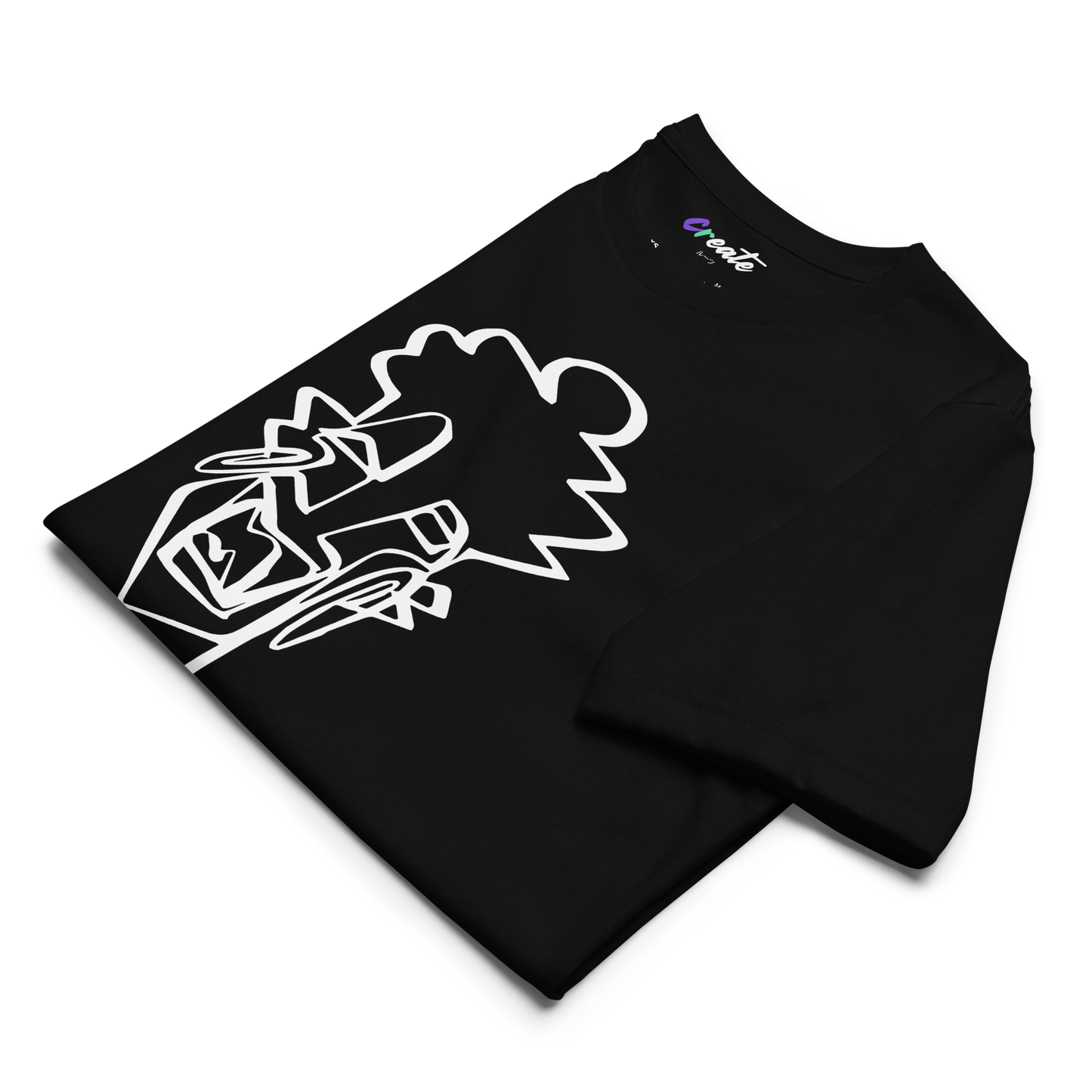 Face 18 | OHANA Collection ECO T-Shirt | black