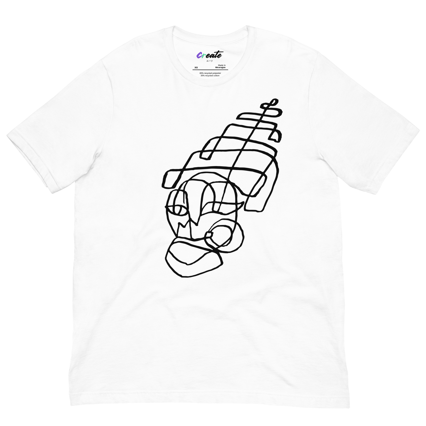 Face 16 | OHANA Collection ECO T-Shirt | white