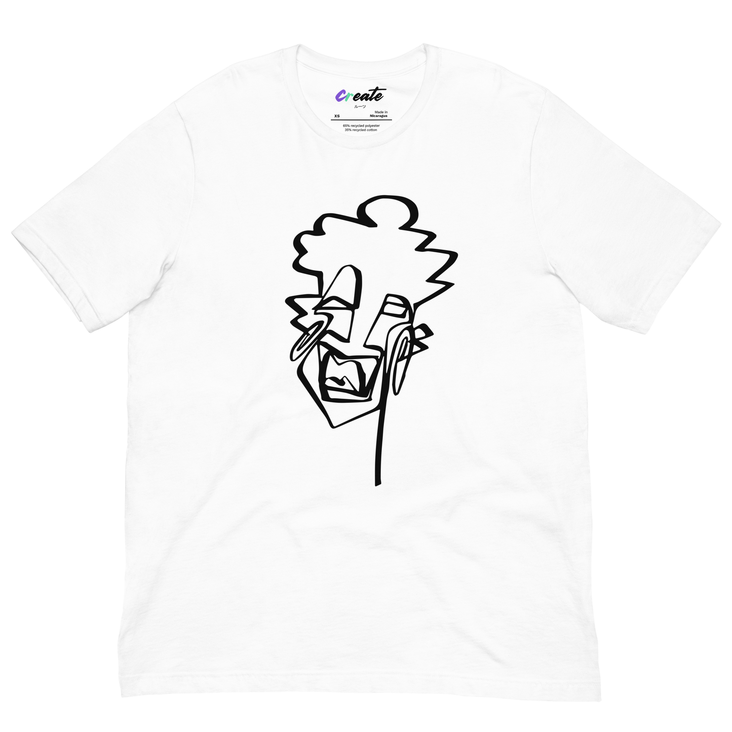 Face 18 | OHANA Collection ECO T-Shirt | white