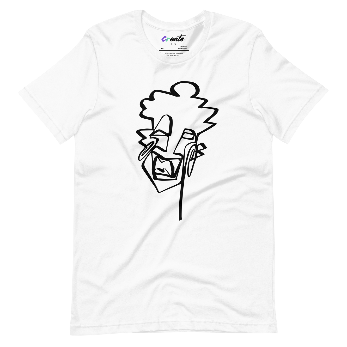 Face 18 | OHANA Collection ECO T-Shirt | white