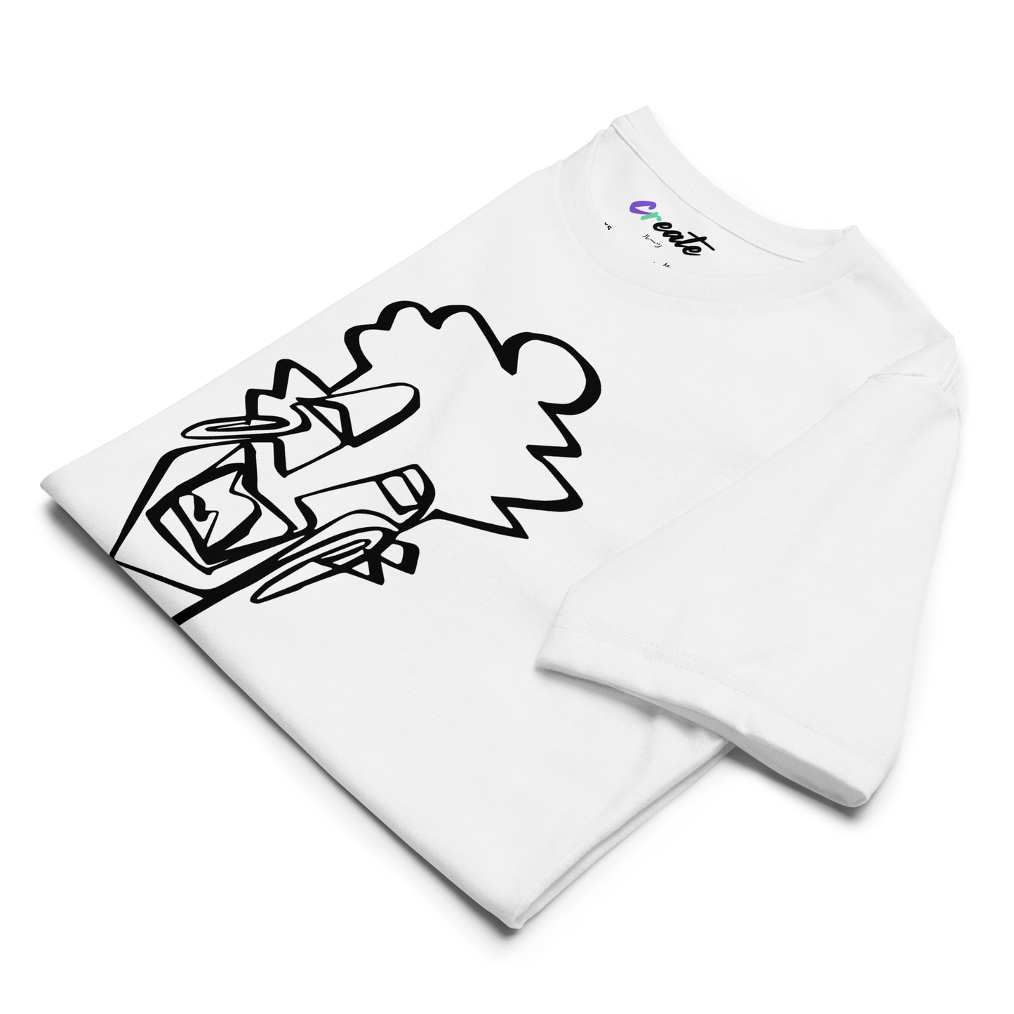 Face 18 | OHANA Collection ECO T-Shirt | white