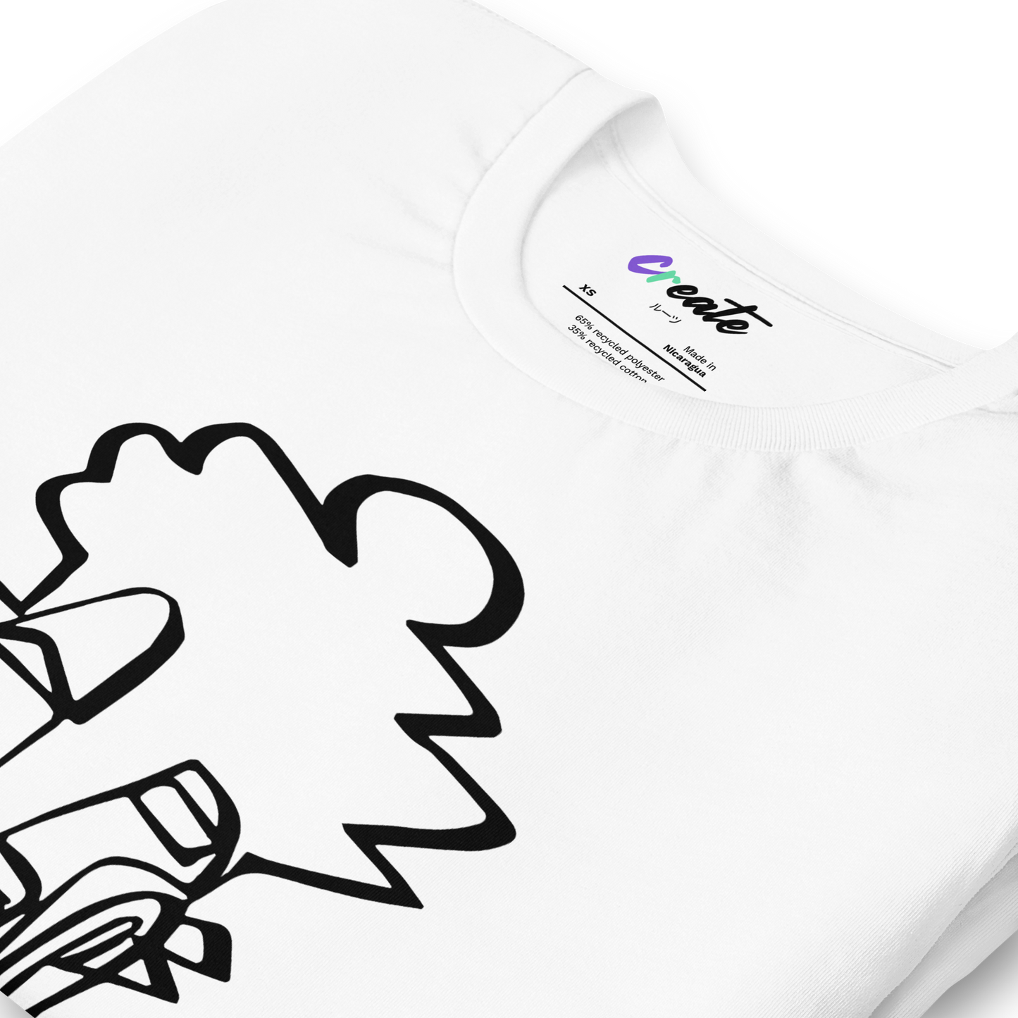 Face 18 | OHANA Collection ECO T-Shirt | white